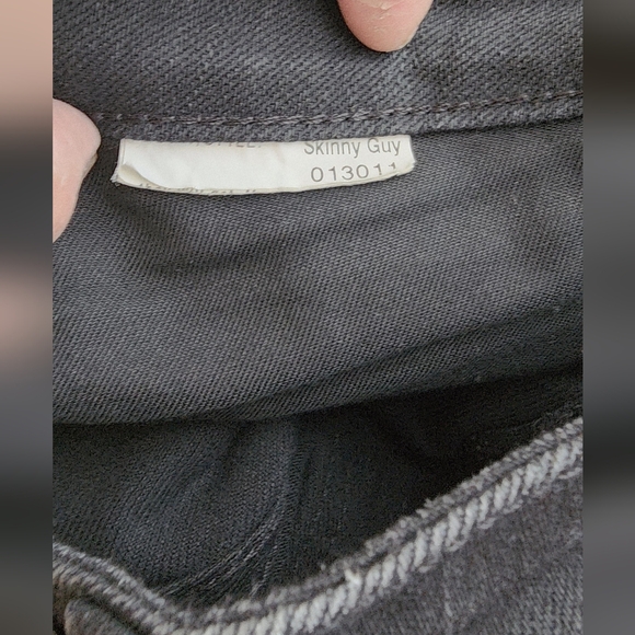 NAKED & FAMOUS DENIM SKINNY GUY BLACK SIZE 28 - Picture 9 of 15